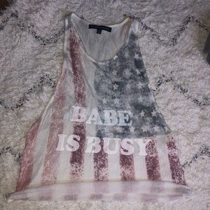 nwot cropped tank top